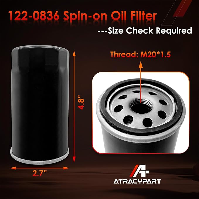 122-0836 Oil Filter │Replacement
