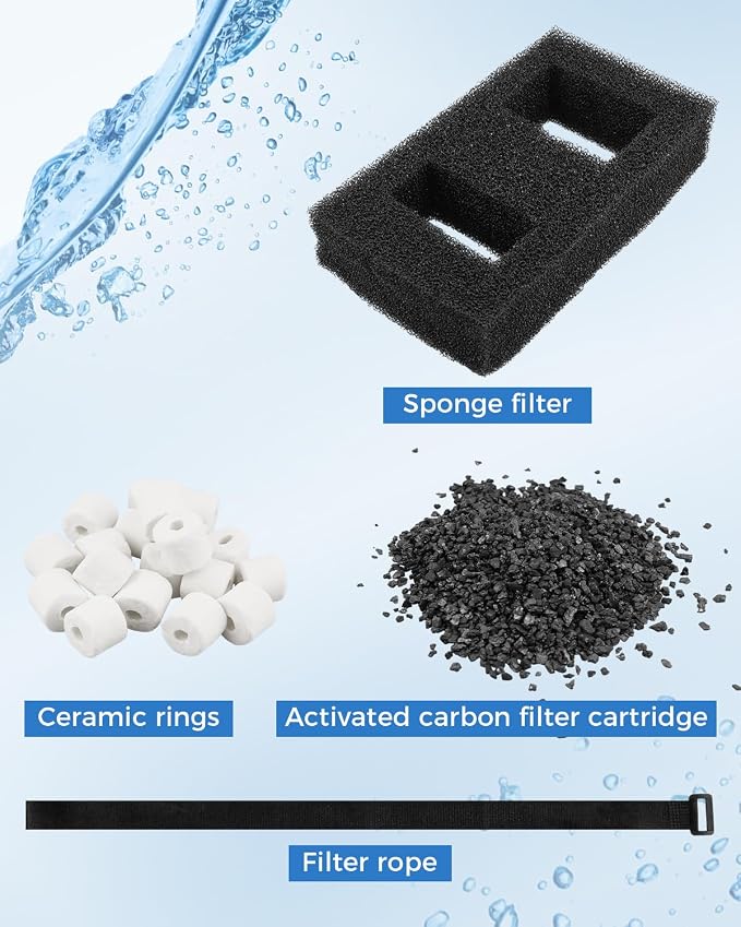 2 Set Aquarium Filter Media Fit
