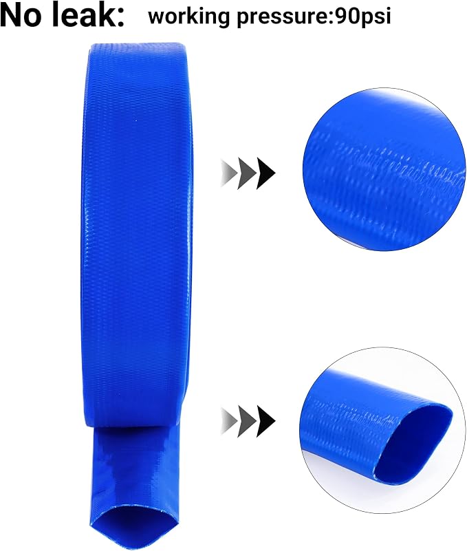 1-1/2" x 100 FT Pool Backwash Hose,