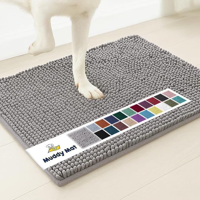 Muddy Mat® | Super Absorbent Door Mat Indoor, Microfiber Quick Dry Chenille