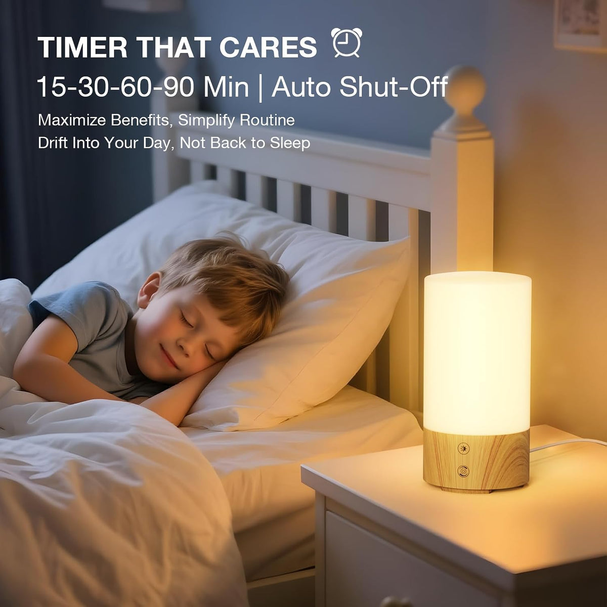Bakzon Light Therapy Lamp 10000 Lux, UV-Free Sun Lamp with 4 Brightness Levels & 3 Color Temperatures, Full Spectrum Daylight Lamp with Remote Control & Timer for Home Office Desk