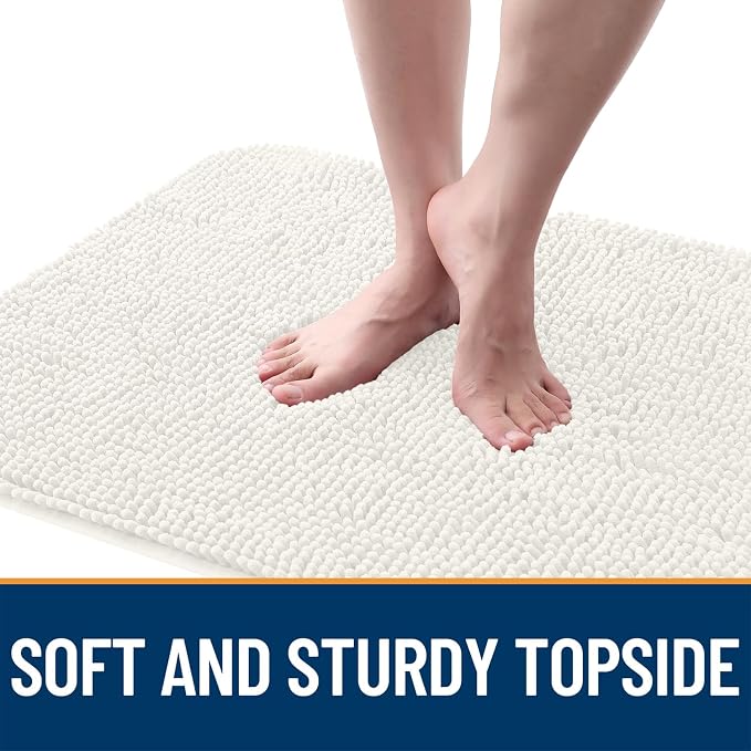 OLANLY Dog Door Mat for Muddy Paws 47x32, Absorbs Moisture and Dirt, Absorbent