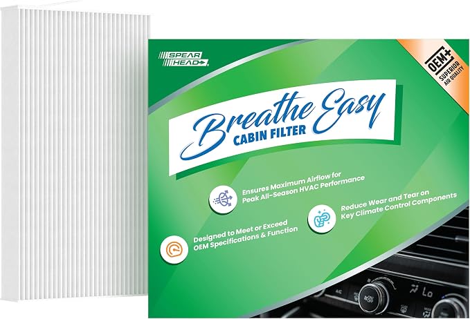 Spearhead OEM+ Particulate Breathe Easy Cabin Filter | Fits 09-14 Cube