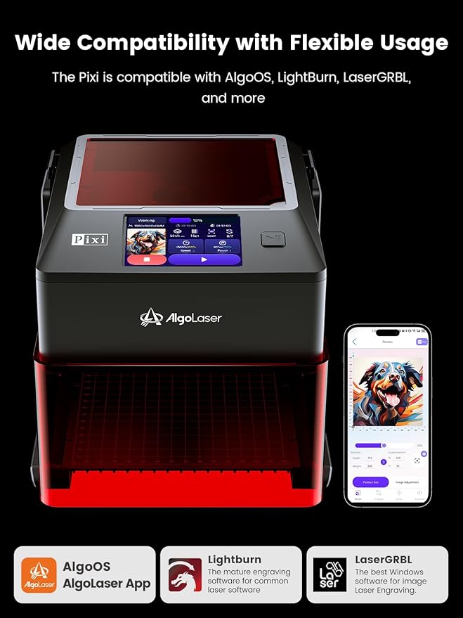 AlgoLaser 5W Smart Laser Engraver Machine: Portable Laser Engraver