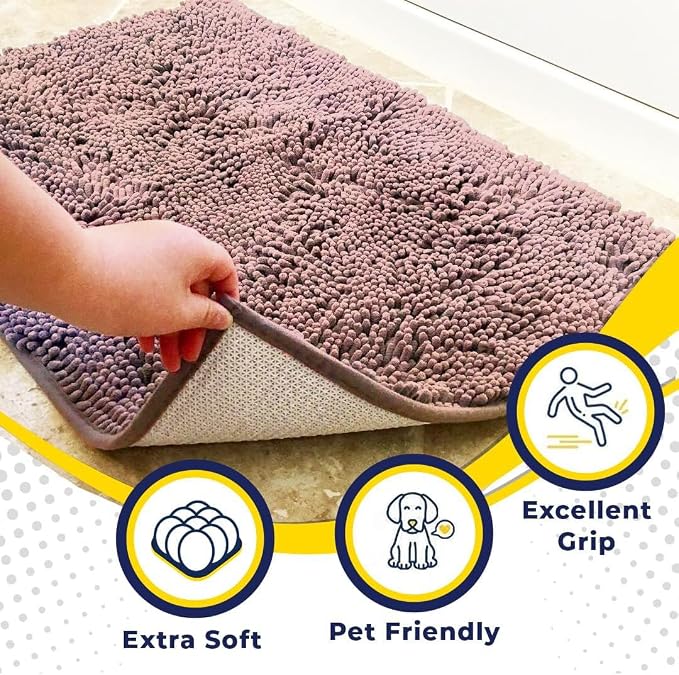 Muddy Mat® | Super Water Absorbent Door Mat Indoor, Microfiber Quick Dry