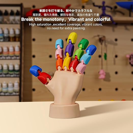 RESIONE CL-TH Tough ABS-Like Color 3D Printer Resin, Highly Saturated & Opaque