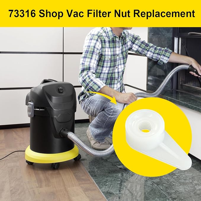 2 Pcs 73316 Shop Vac Filter Nut Replacement