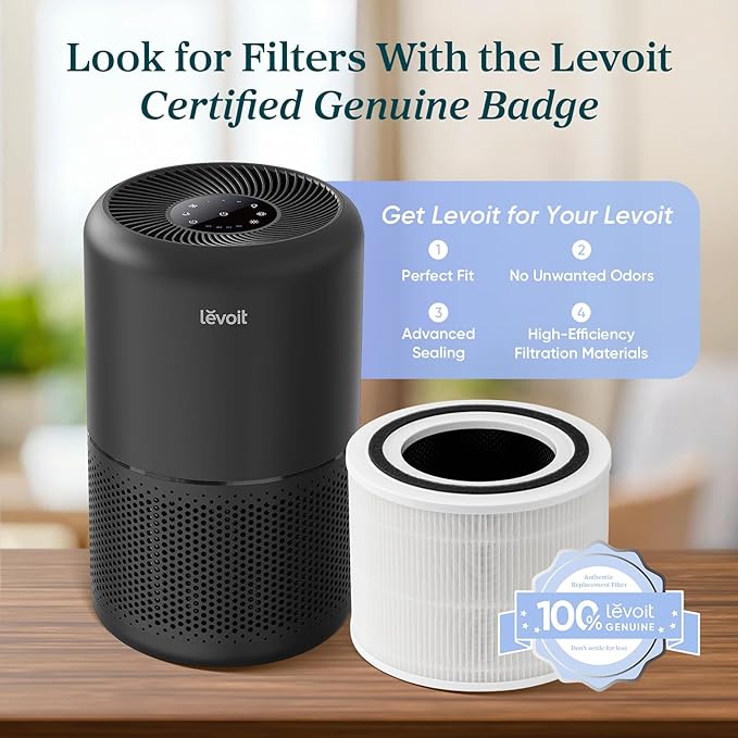 LEVOIT Air Purifier for Home Allergens Pet Hair in Bedroom, Covers Up to 1073