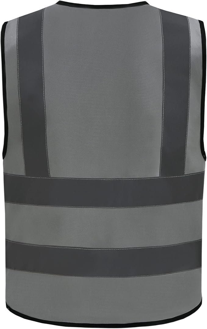 A-SAFETY High Visibility Reflective Safety Vest Customize Logo (XS-8XL)