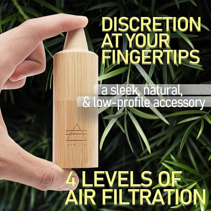 Personal Bamboo Smoke Air Filter 2 Pack