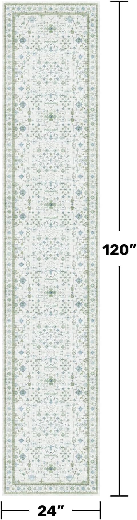 Hazo Haus Oushak Runner 2x10 Hallway Rug