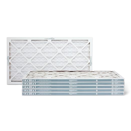 Amazon Basics Merv 5 AC Furnace Air Filter 14x25x1 inches