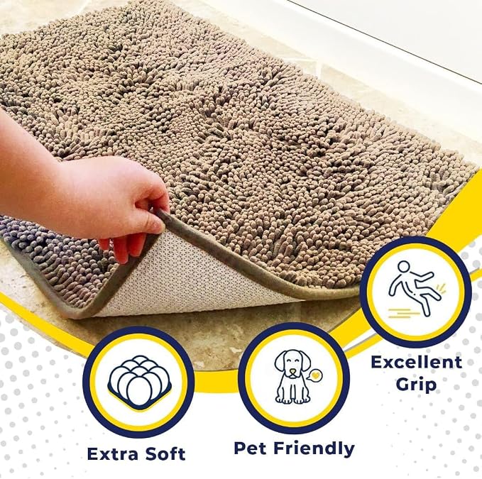 Muddy Mat® | Super Water Absorbent Door Mat Indoor, Microfiber Quick Dry