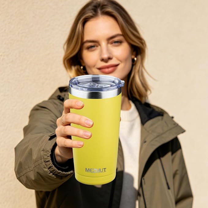 MEZMUT 20oz Insulated Tumbler Cup Travel Coffee Mug