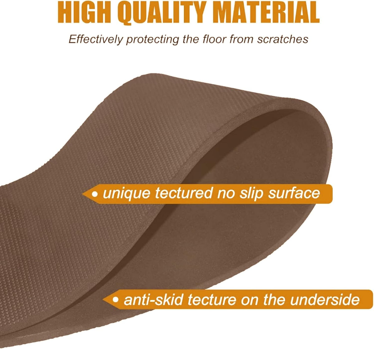 Recliner Pads for Hardwood Floors,Non Slip Recliner Grippers,Under Recliner Floor Protectors,Furniture Pads to Prevent Sliding,Non Slip Furniture Rail Pad for Recliners,Swivel Chairs