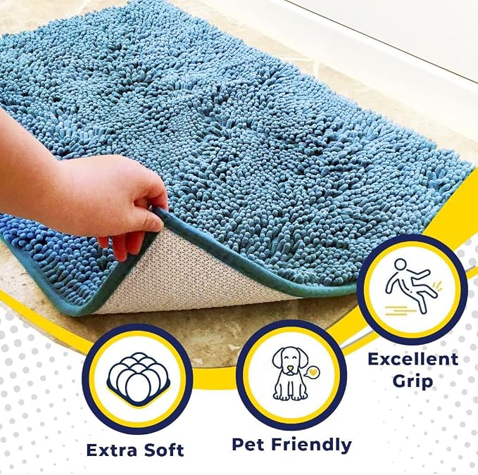 Muddy Mat® | Super Water Absorbent Door Mat Indoor, Microfiber Quick Dry