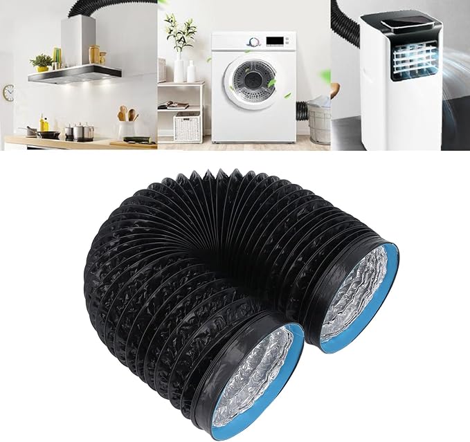 NoiseReducing 7in Dryer Vent Exhaust Hose Flexible Duct Easy Installation