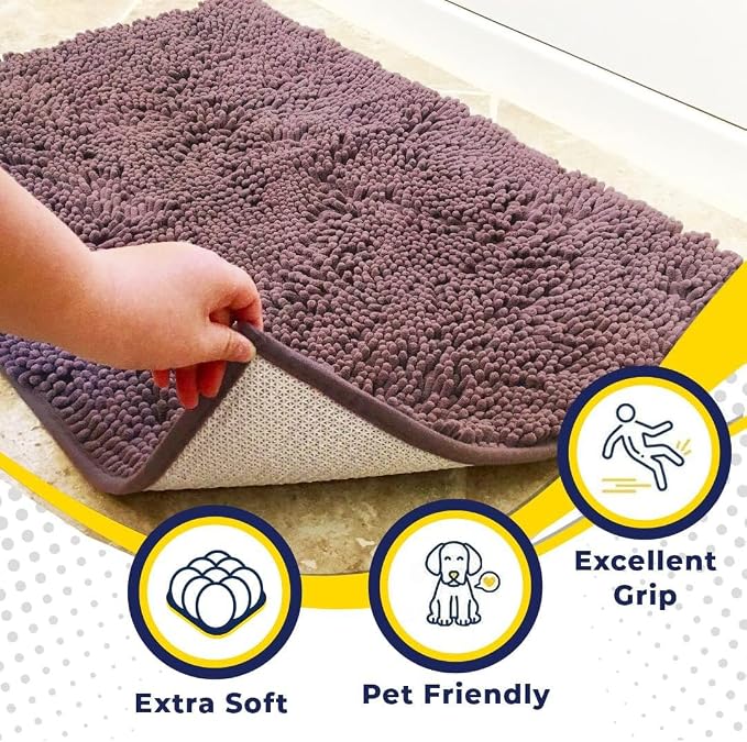 Muddy Mat® | Super Water Absorbent Door Mat Indoor, Microfiber Quick Dry