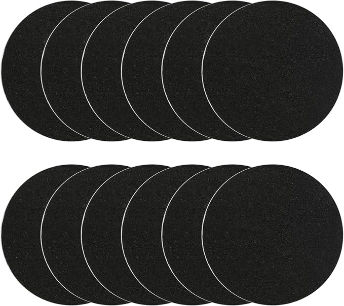 Kitchen Compost Bin Charcoal Filter 7.25 Inch Diameter Extra Thicker &