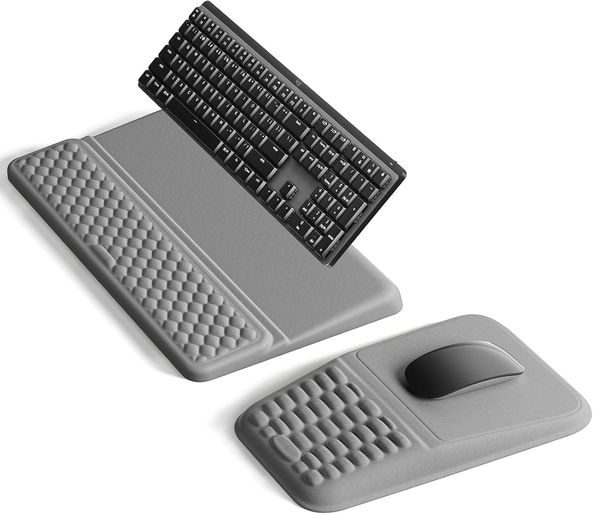 Vaydeer Keyboard Stand and Mouse Pad Set, Soft Memory Foam Wrist Rest