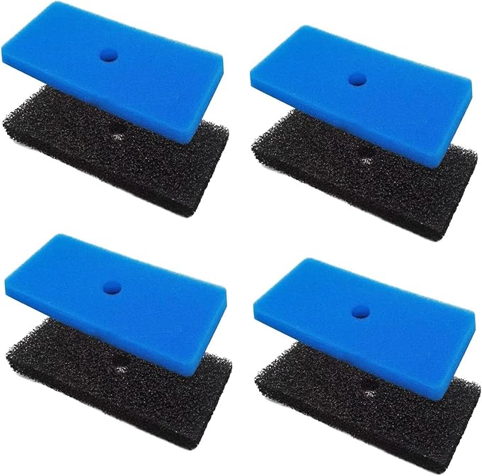 4 Sets Replacement Pond Filter Pads