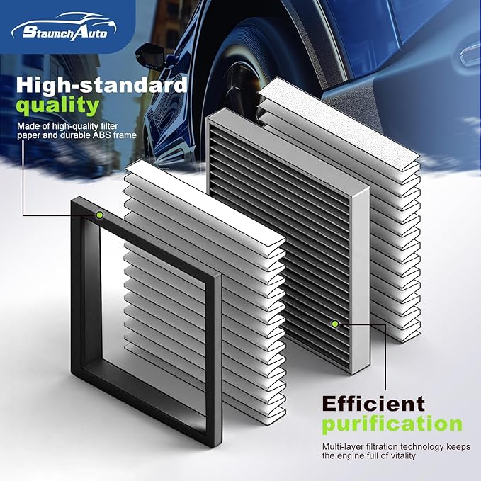 Engine&Cabin Air Filter for Rogue 2.5L, Rogue 2.0L Hybrid, Rogue Sport 2.0L