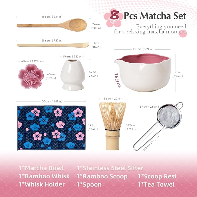 Matcha Set, Sifter and other Matcha Tools