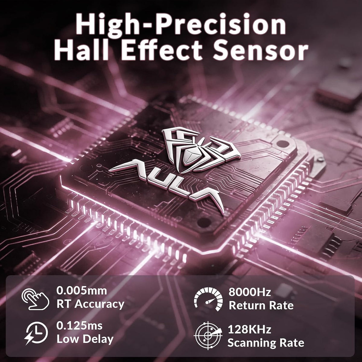Aula Hero 99 Wired Gaming Keyboard, Hall Effect Switch with Rapid Trigger
