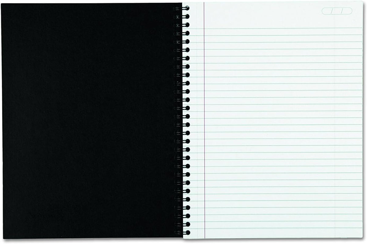 6 Pack of Mead Cambridge Wirebound Business Notebook, Legal Rule, 6 5/8 x 9 1/2 Inches, White, 80 Sheets per Pad (06672)