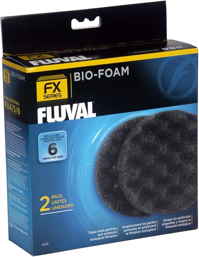 Fluval FX4/FX5/FX6 Bio-Foam, Replacement Aquarium Filter Media