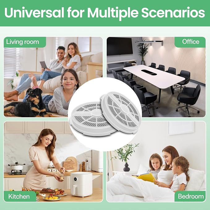 6 Pack HEPA Filter Replacement for Frida Baby Air Purifier 3 in 1, Compatible