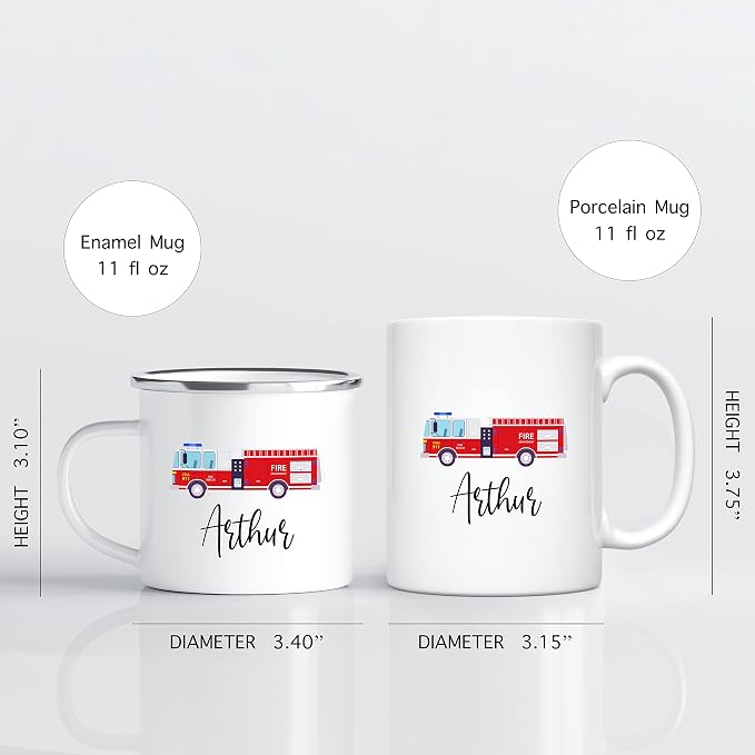 Personalized Mug for Kids, Girls | Customized Hot Chocolate Cocoa Coffee & Tea
