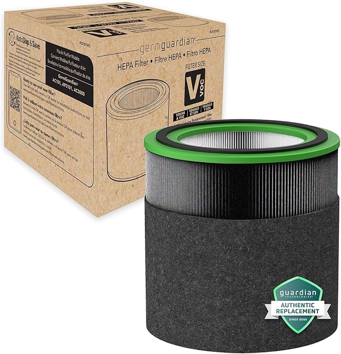 GermGuardian Filter V Toxin Clear HEPA Genuine Air Purifier Replacement Filter