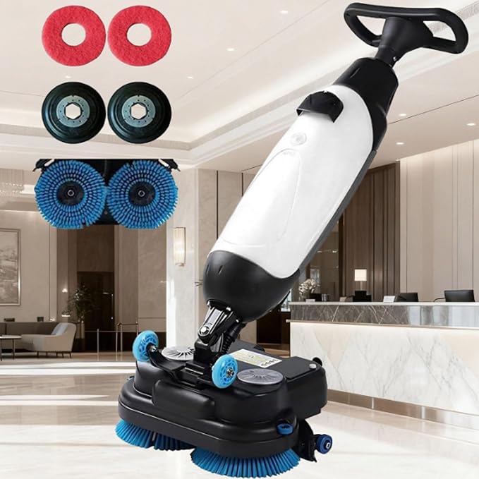 Commercial Floor Scrubber Machine Lightweight Electric Floor Cleaner