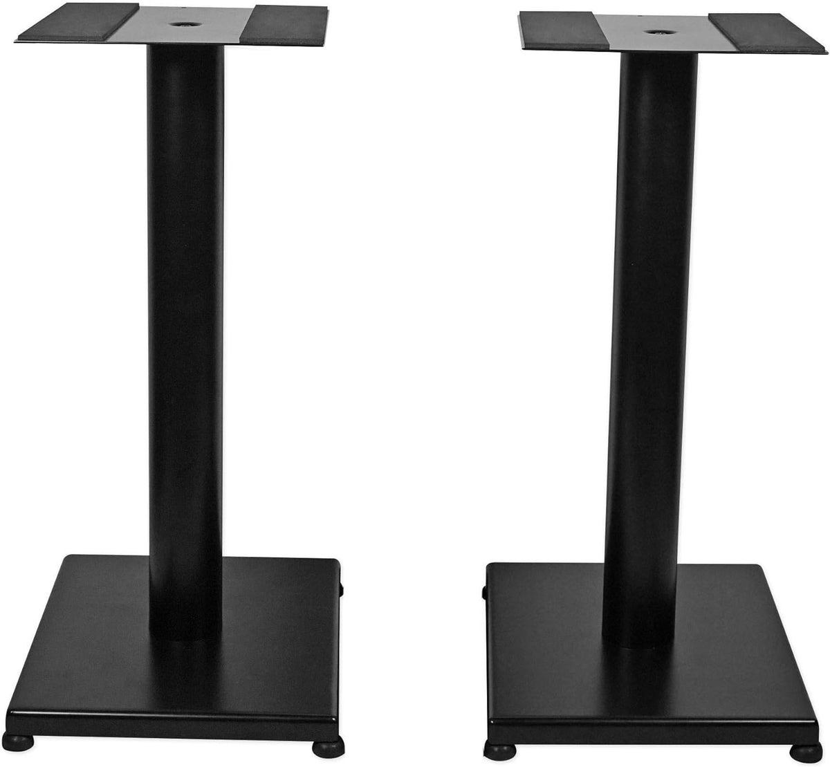 Rockville RS21B V2 Pair 21" Steel Bookshelf Speaker/Monitor Stands, Black