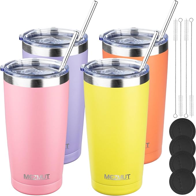 MEZMUT 20oz Insulated Tumbler Cup Travel Coffee Mug