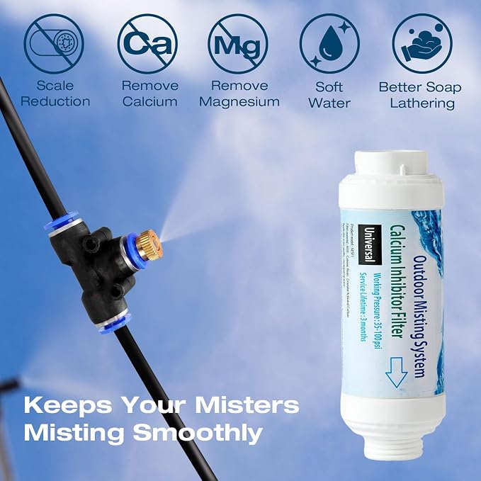 H&G lifestyles Misting System Calcium Inhibitor Filter
