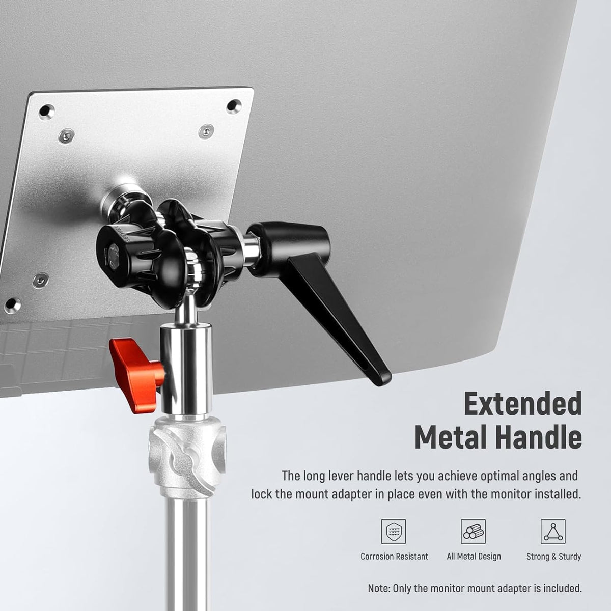 NEEWER Monitor Mount Adapter with VESA Mount, Aluminum Alloy, MA001