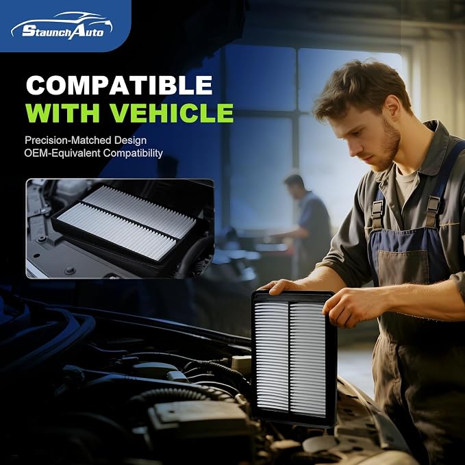 Engine&Cabin Air Filter for Rogue 2.5L, Rogue 2.0L Hybrid, Rogue Sport 2.0L