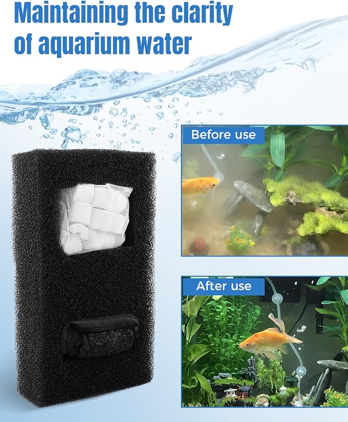 2 Set Aquarium Filter Media Fit