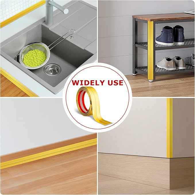 Flexible Peel and Stick Wall Trim