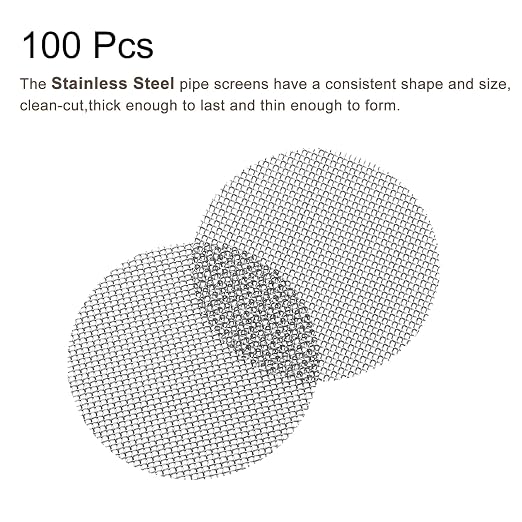 MECCANIXITY Pipe Screen Stainless Steel Screens, 13/16 Inch Diameter