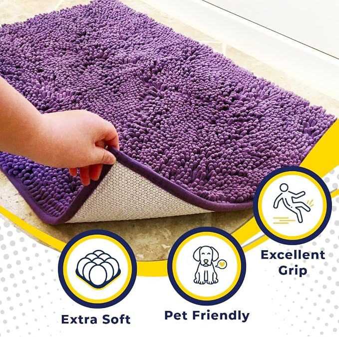 Muddy Mat® | Super Water Absorbent Door Mat Indoor, Microfiber Quick Dry