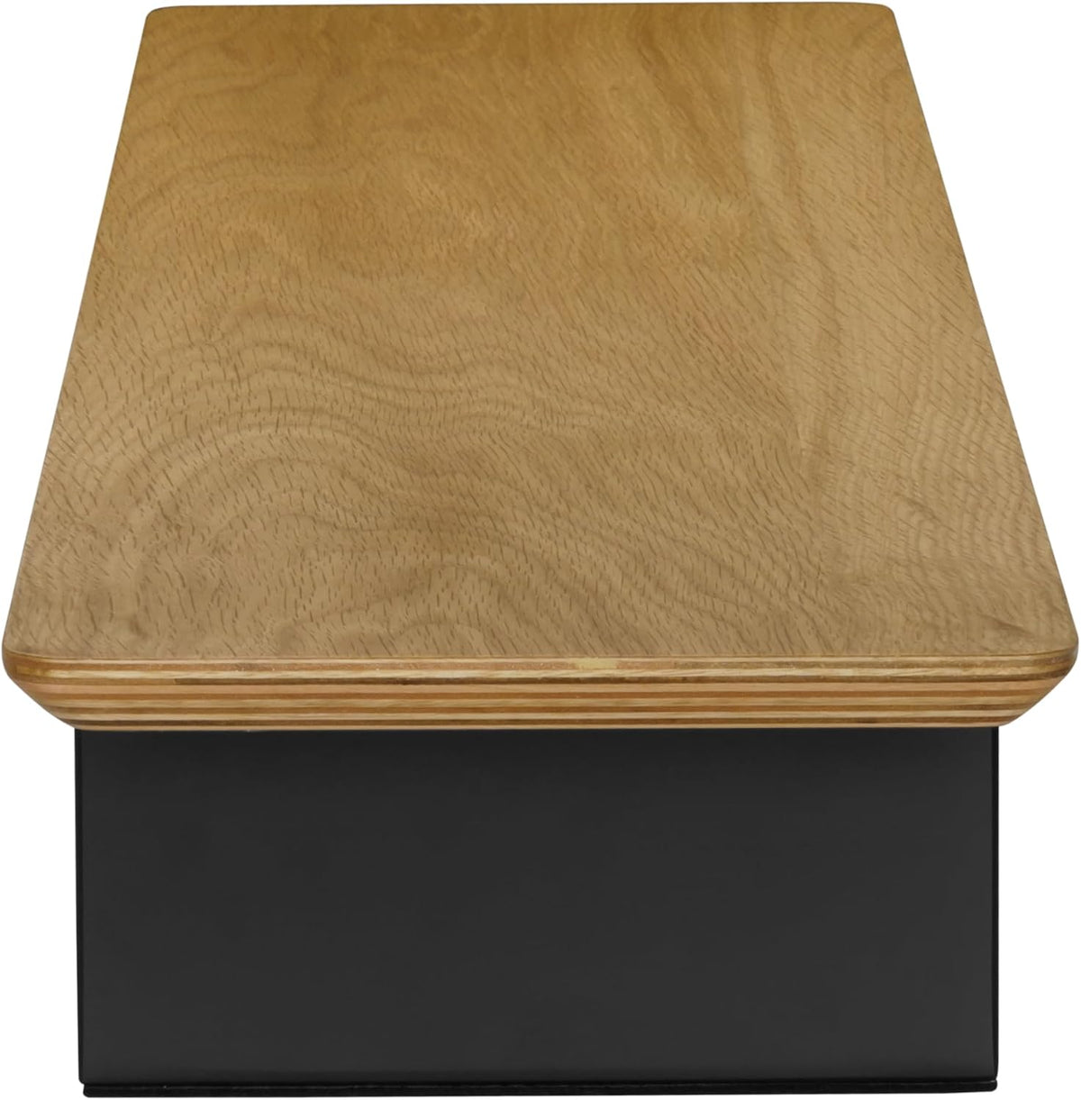 XL Oak Wood Monitor Stand for Desk (44 Inch) Large Monitor Stands for 2 Monitors, Desk Shelf for Top of Desk