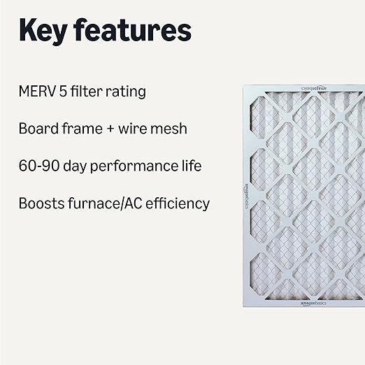 Amazon Basics MERV 5 AC Furnace Air Filter