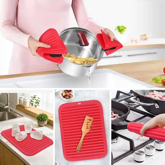 2 Pack Silicone Trivets