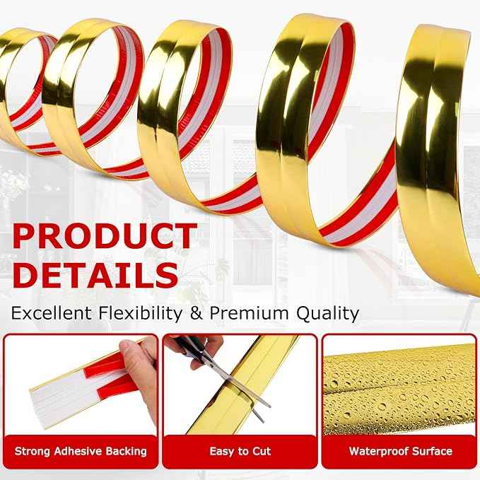 Flexible Peel and Stick Wall Trim