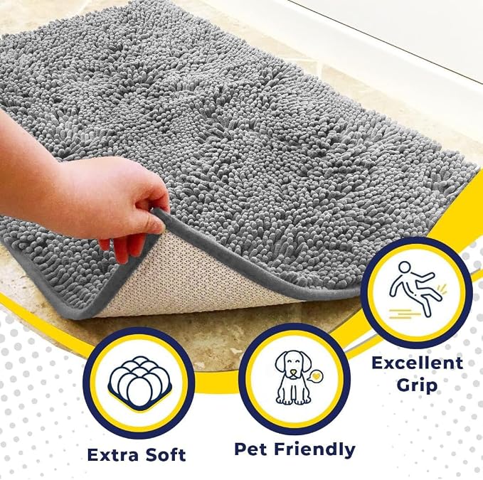 Muddy Mat® | Super Water Absorbent Door Mat Indoor, Microfiber Quick Dry