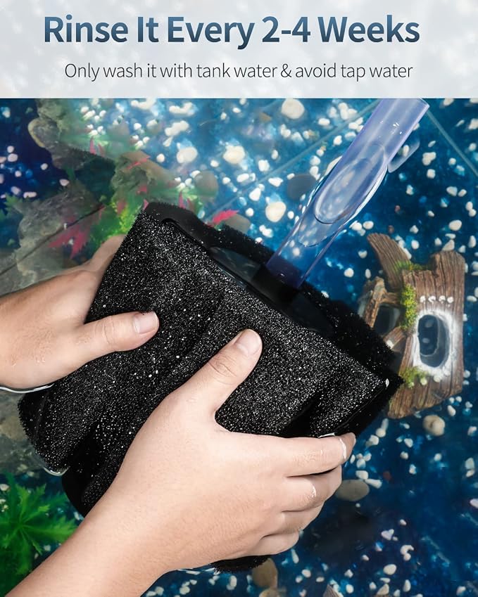 Pawfly Aquarium Large Bio Sponge Filter Quiet Betta Fry Shrimp and Fish Foam