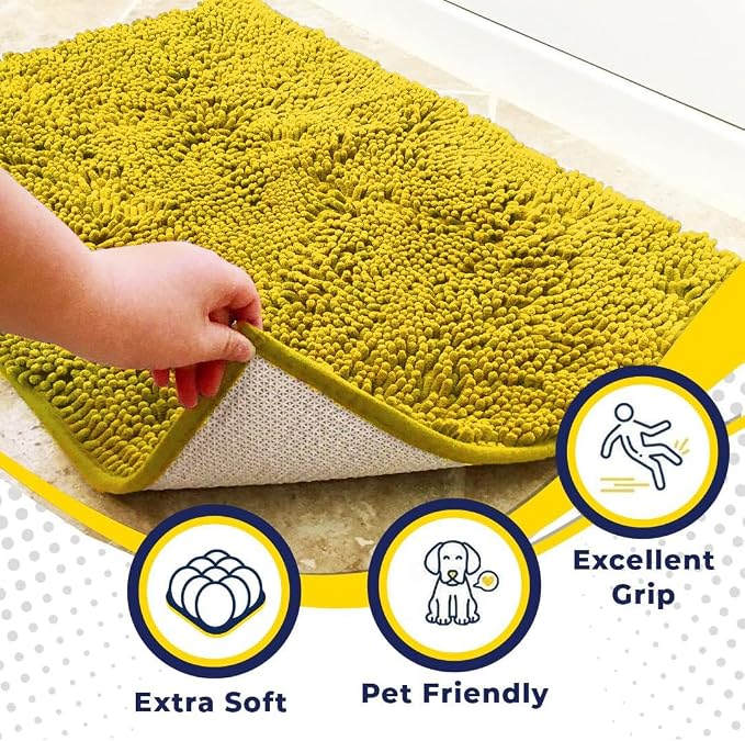 Muddy Mat® | Super Water Absorbent Door Mat Indoor, Microfiber Quick Dry